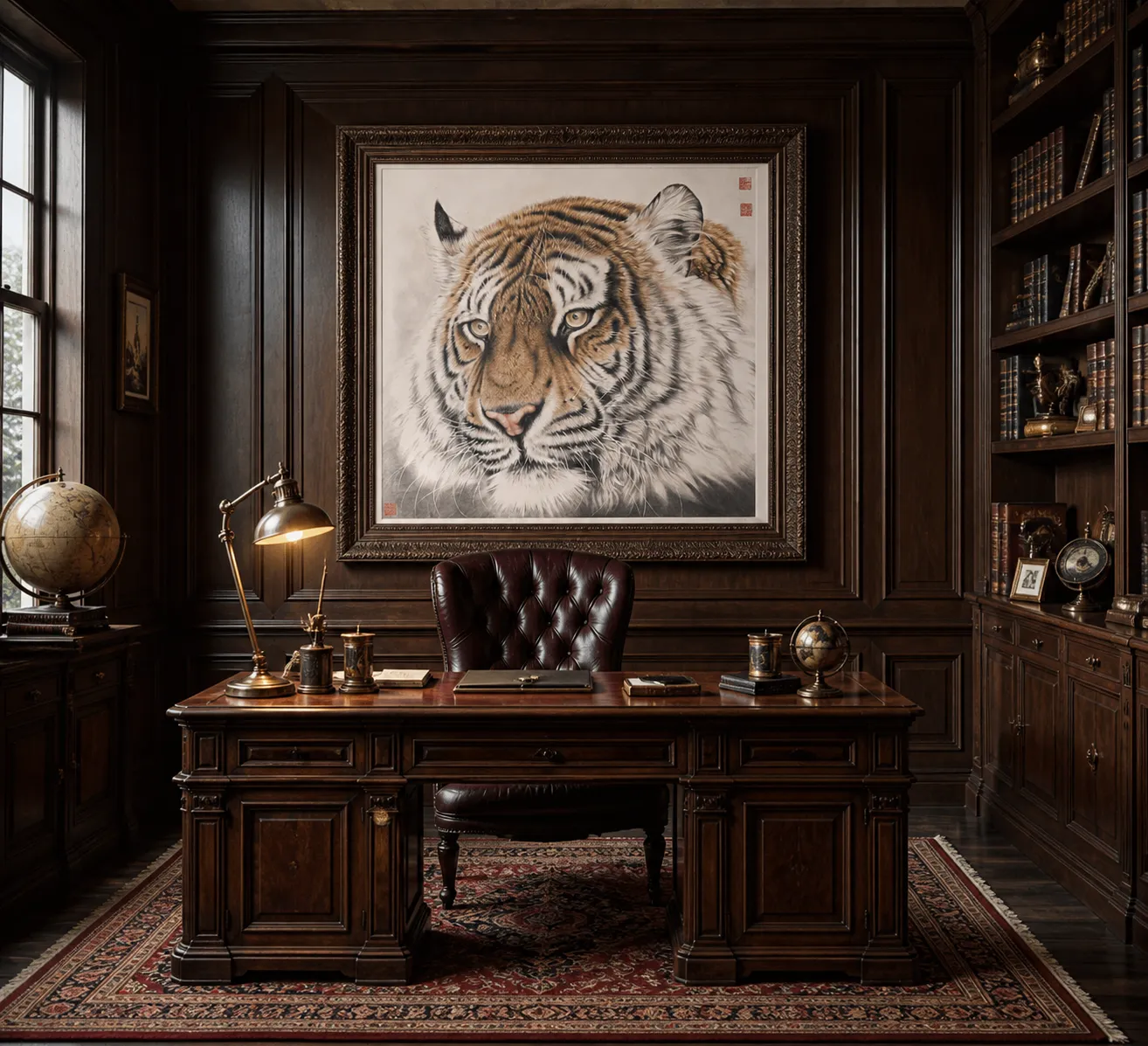 Tiger Head Portraits