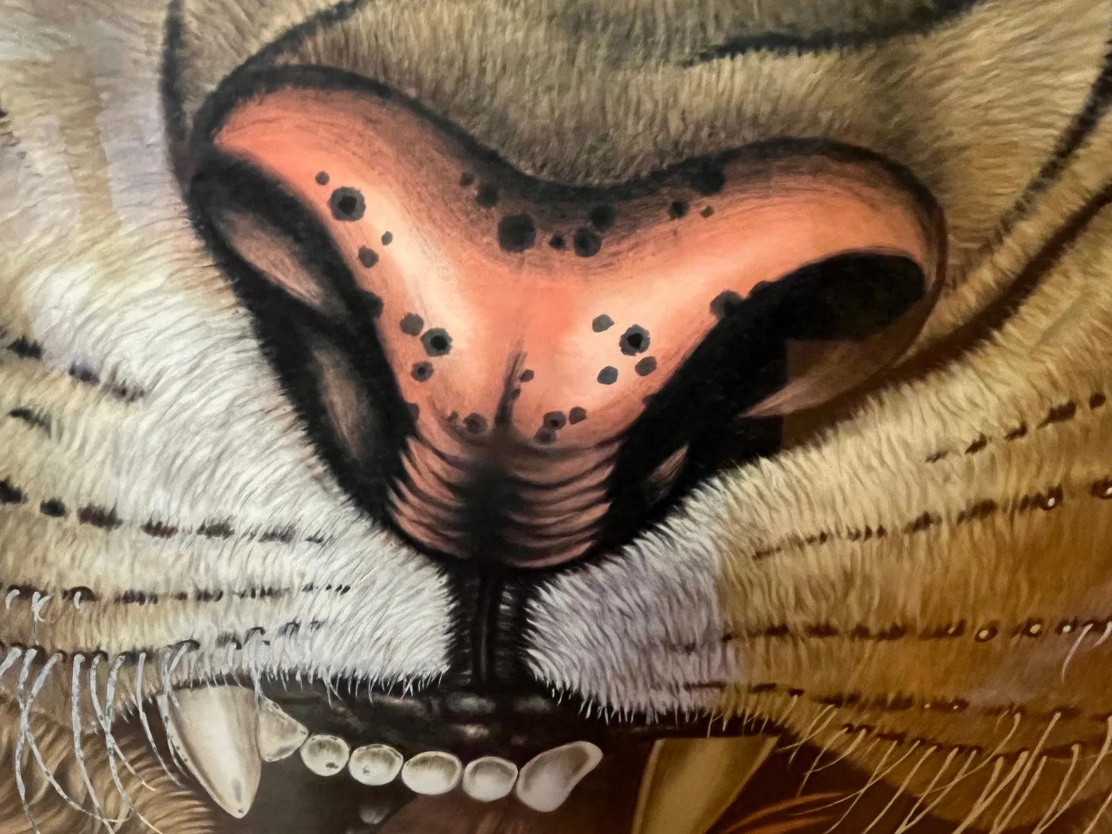 The Lion Awakens the East | Roaring Lion Head Painting tiger painting view 5