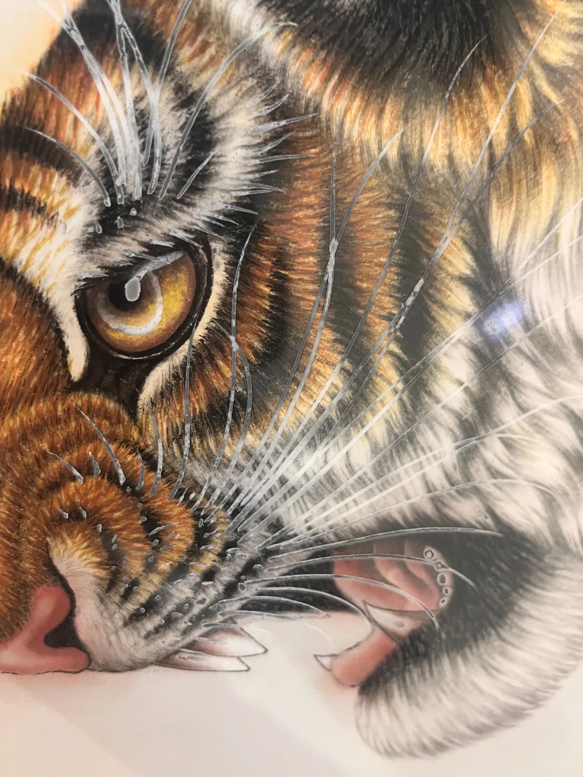 Tiger on the Sunrise Ridge | Chinese Landscape Painting tiger painting view 11