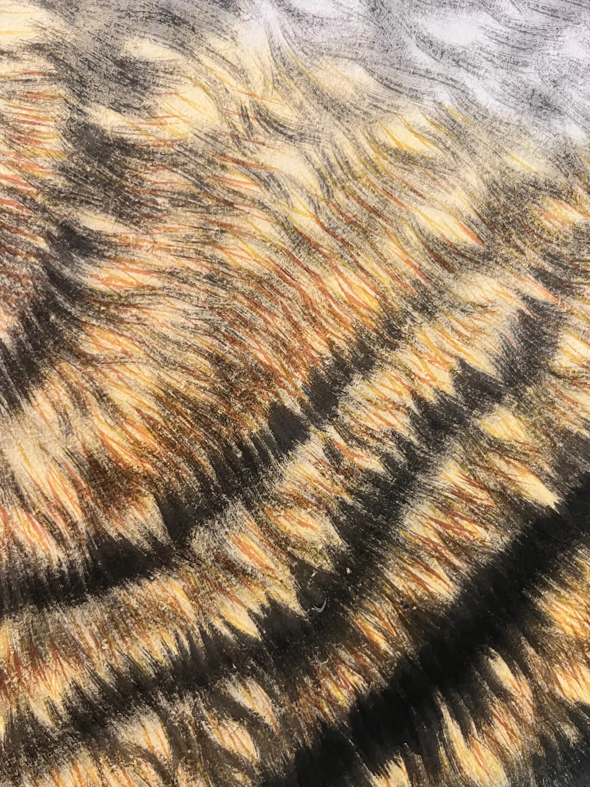 Vast Righteous Spirit | Chinese Tiger Landscape Scroll tiger painting view 11