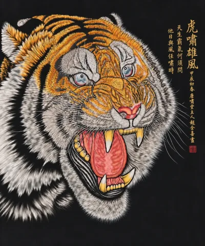 Tiger Head Portraits