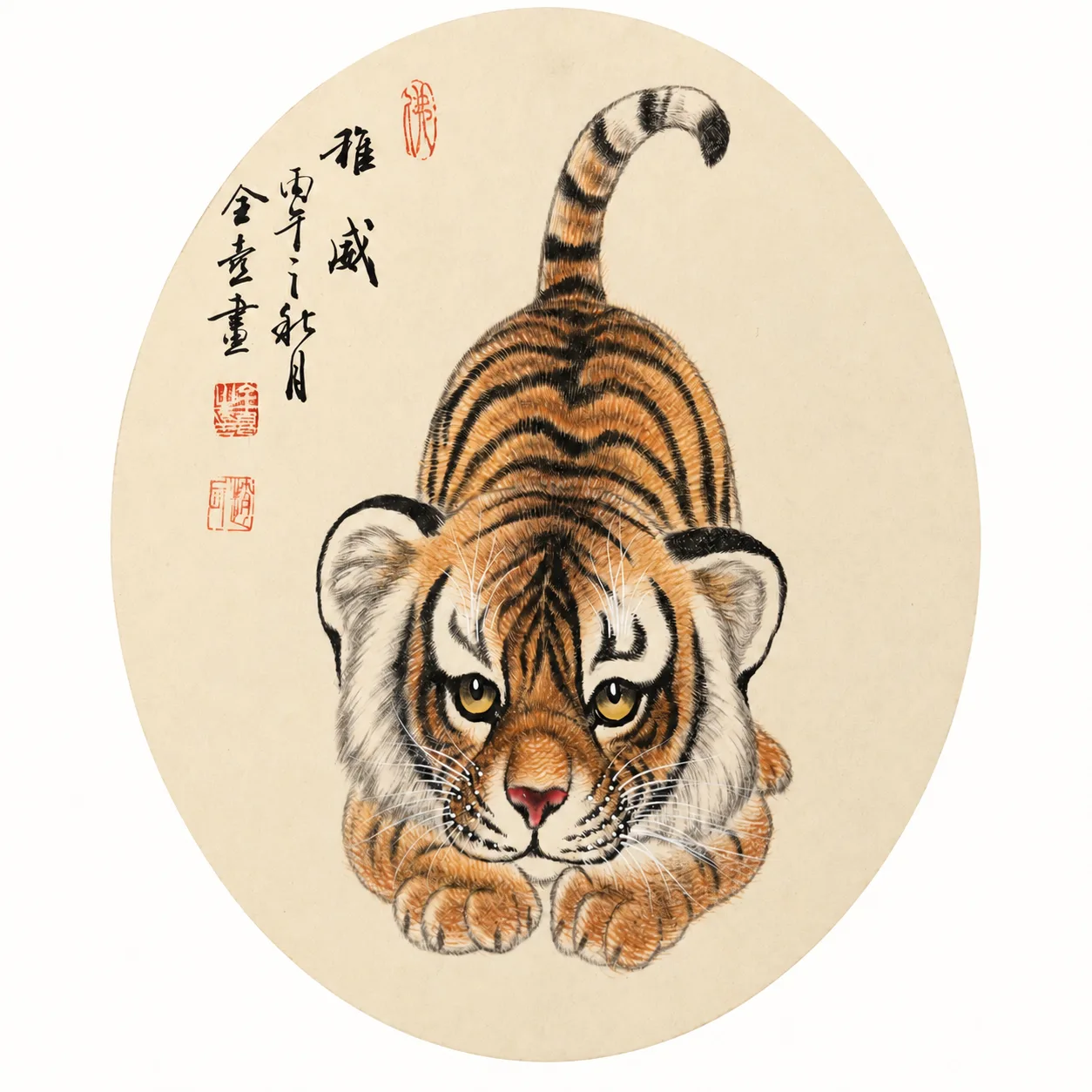 Tiger Might | Portrait of a Chinese Tiger Cub